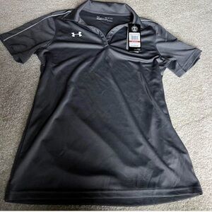NWT Under Armour Grey Polo Shirt